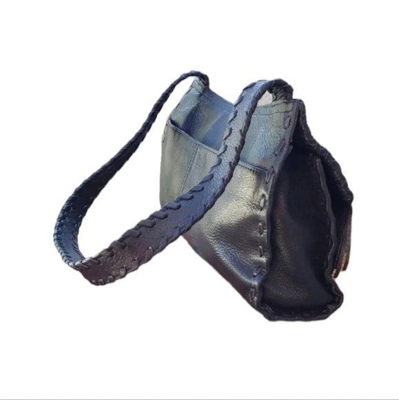 Fringe Embossed Leather Fossil Bag EUC ❤️ - Picture 10 of 16